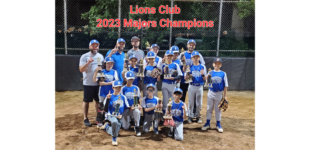 Lions - 2023 Majors Division Champions