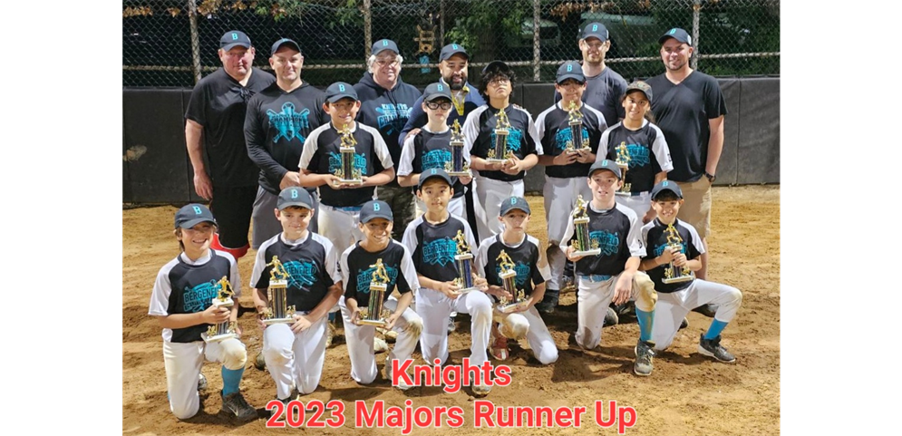 Knights 2023 Majors Division Runner Up